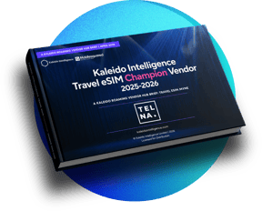 Kaleido Intelligence Travel eSIM Champion Vendor 2025-2026